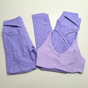 Ryderwear BUNDLE:  high waisted shorts, leggings, sports bra - Iris leopard.